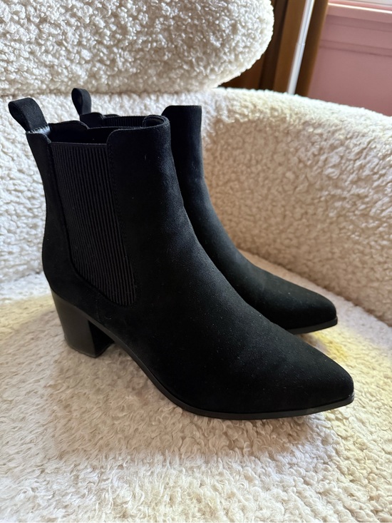 Dream Pairs Shoes - Dream Pairs Black Suede Chelsea Ankle Boots